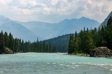 Bow River, Down stream from Bow Falls