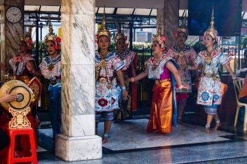 Dancers in Erawan Shrine