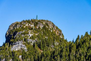 Hat Mountain and its radio transmission tower