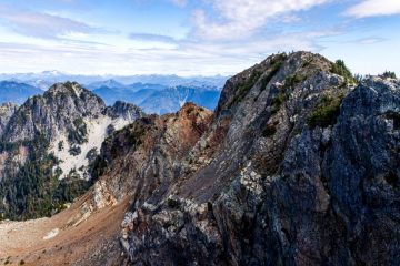 Mount Hanover on the left, East Peak of Brunswick Mountain on the right