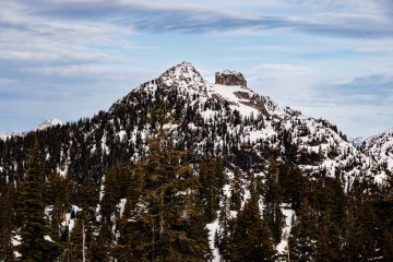Crown Mountain as seen from Thunderbird Ridge