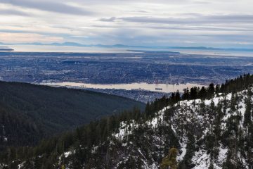 Vancouver as seen from Thunderbird Ridge
