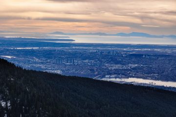 Vancouver as seen from Thunderbird Ridge