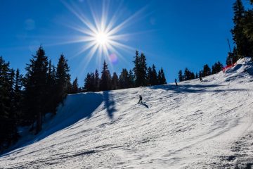 Cypress Mountain down hill skiing area