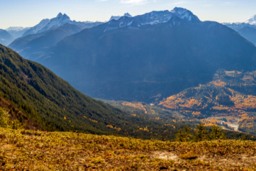 Panorama view of  several peaks to the South of Elk Mountain