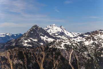 Front: Williams Peak, Back: Welch Peak and Foley Peak