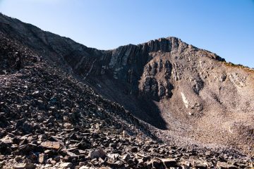 Last 2km's of the trail to the summit