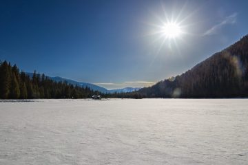 Frozen Lightning Lake