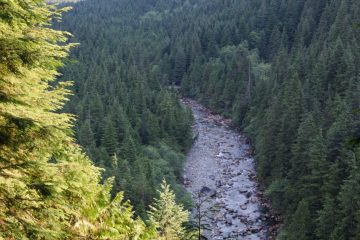 Gold creek from Gold creek lookout
