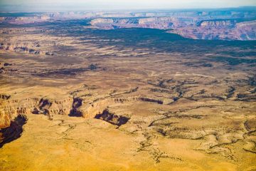 Grand Canyon from an airplane