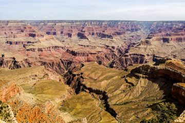 Grand Canyon from an airplane