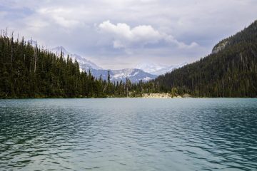 Upper Lake from the camp ground