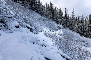 Joffre Lakes Trail - Winter