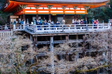 Wooden stage of Kiyomizudera