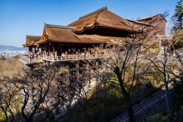 Wooden stage of Kiyomizudera