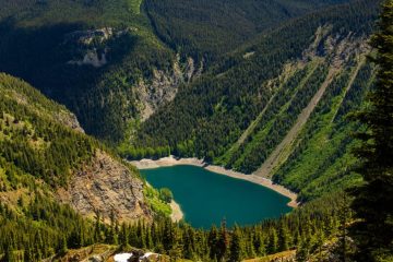 Views from Lone Goat Mountain (The lake is Thunder Lake)