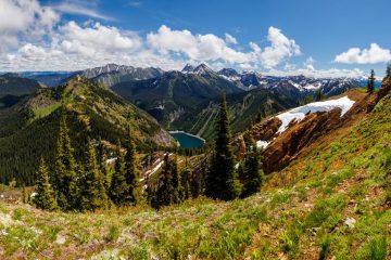 Views from Lone Goat Mountain (The lake is Thunder Lake)