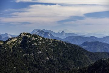layers on top of layers of mountains