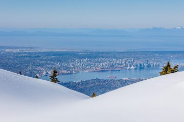 View of Vancouver from Mount Seymour Trail