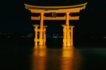 Floating Torii Gate in Japan