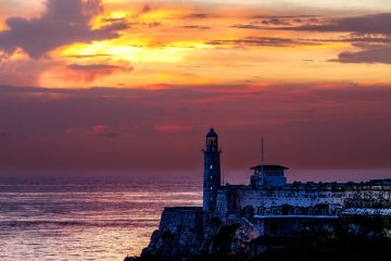 Sunset in Havana, Cuba