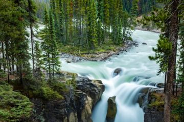 Sunwapta Falls, Icefields Parkway, Alberta