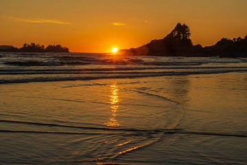 Sunset in Tofino, British Columbia, Canada