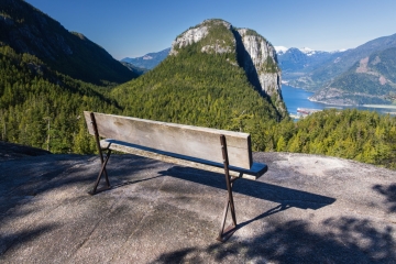 Looking at The Chief at Tony's Lookout