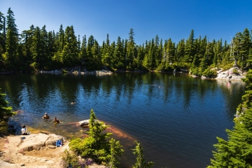 Cabin Lake before Black Mountain