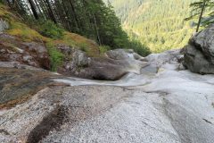 Lower portion of Swan falls overlooking Buntzen lake