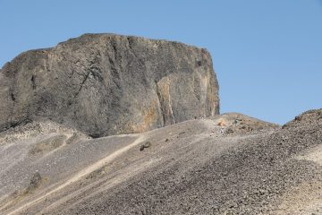 The Black Tusk with some hikers
