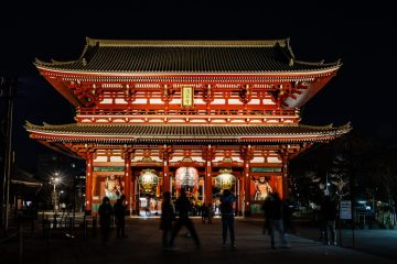 Sensoji at night