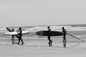Surfing in Tofino