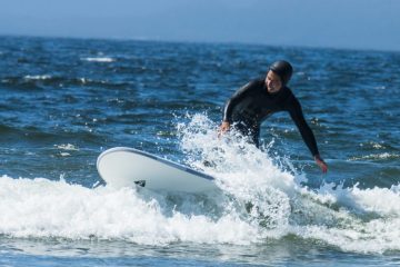 Surfing in Tofino