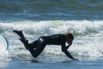 Surfing in Tofino