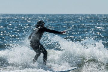 Surfing in Tofino