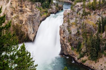 Yellowstone river falls