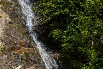 Waterfalls after 2 km from the trail head