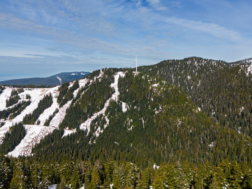 Grouse Mountain as seen from Mount Fromme
